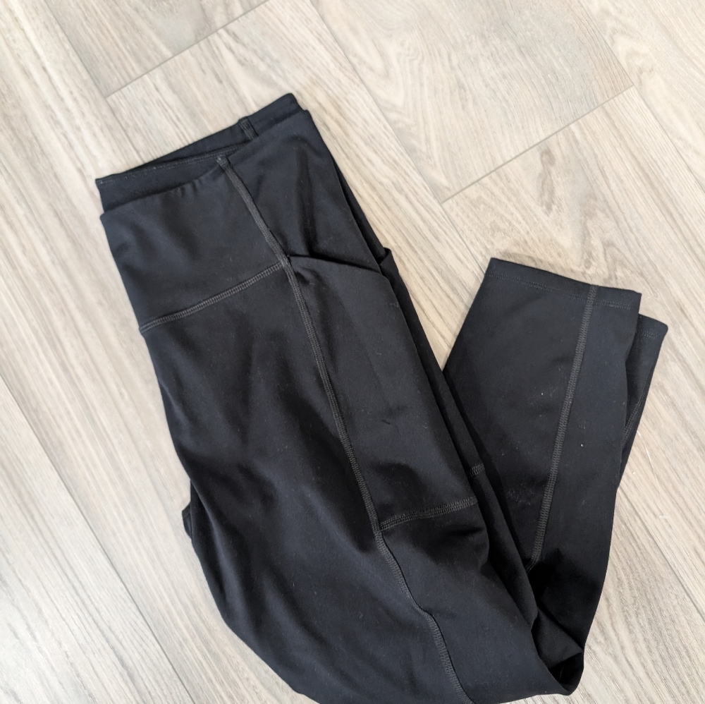 Girlfriend collective Black High-Waisted Leggings